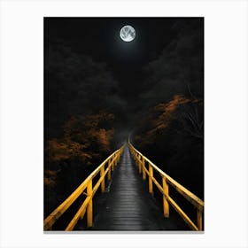 Bridge To The Moon 5 Canvas Print