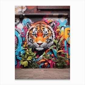 Graffiti Tiger 1 Canvas Print