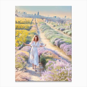 Lavender Field Canvas Print