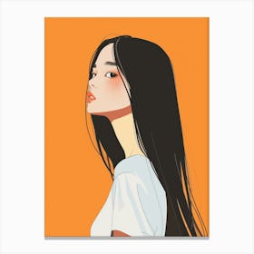 Asian Girl 41 Canvas Print