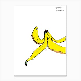 Banana Skin Canvas Print