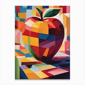 Abstract Apple Canvas Print