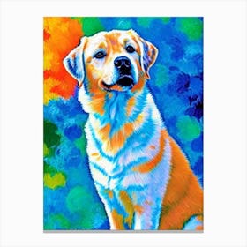 Finnish Spitz 3 Fauvist Style dog Canvas Print