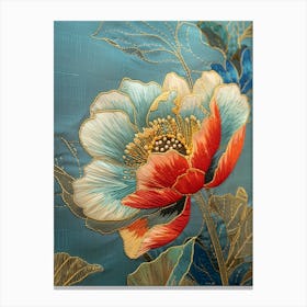 Chinese Flower Painting 30 Canvas Print