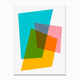 Colorful abstract shapes 36 Canvas Print