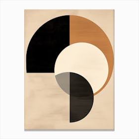 Darmstadt Dynamics, Geometric Bauhaus Canvas Print