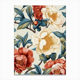 Peony Wallpaper 1 Canvas Print