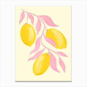 Lemons 5 Canvas Print