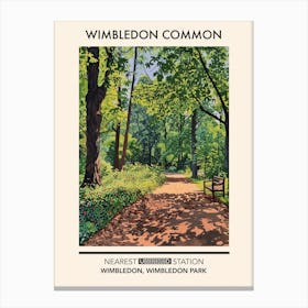 Wimbledon Common London Parks Garden 4 Canvas Print
