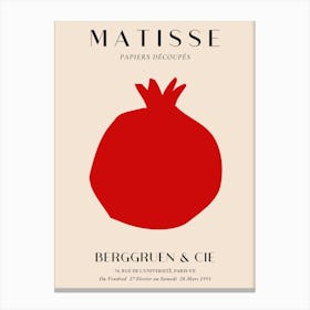 Matisse Papers Musees Canvas Print