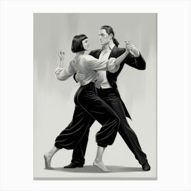 Tango Dancers 2 Canvas Print