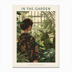 In The Garden Poster New York Botanical Gardens 1 Canvas Print