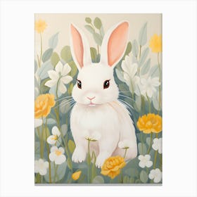 Bunny In The Meadow Canvas Print