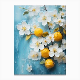 Lemon Blossoms Canvas Print