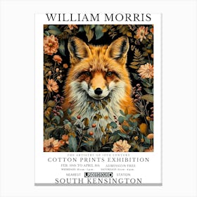 William Morris Exhibition Animals Series 32 Canvas Print