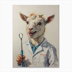 Goat Doctor Canvas Print