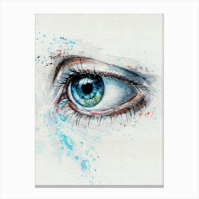 Blue Eye Canvas Print