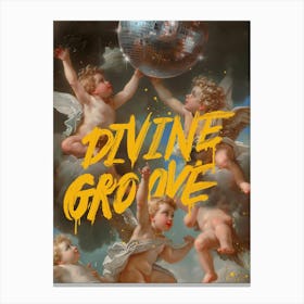 Divine Groove Canvas Print