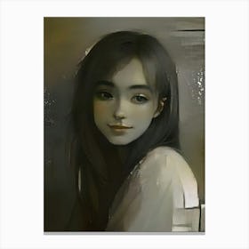 Asian Girl Canvas Print