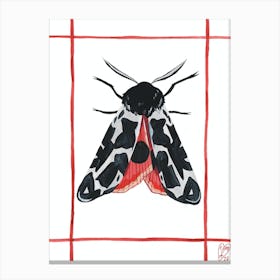 Moth Picnic Canvas Print