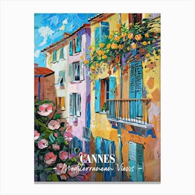 Mediterranean Views Cannes 3 Canvas Print