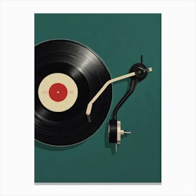 Vinyl Record Stock Videos & Royalty-Free Footage 2 Canvas Print