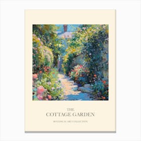 Cottage Garden Poster Reverie 3 Canvas Print