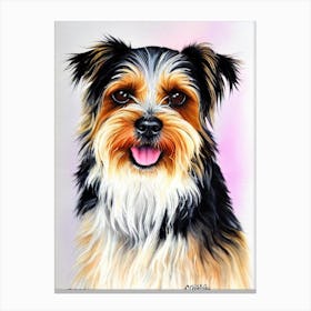 Affenpinscher Watercolour 2 dog Canvas Print