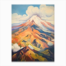 Pico De Orizaba Mexico 3 Mountain Painting Canvas Print