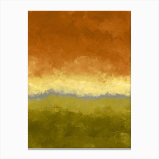 Abstract Digital Oil Painting Nature Canvas Print
