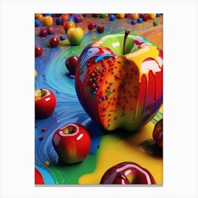 Colorful Apple 1 Canvas Print
