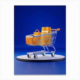 Create Shopping Cart And E Commerce Suite In A Thoroughly Modern Design Featuring Chrome Accents S (1) Canvas Print