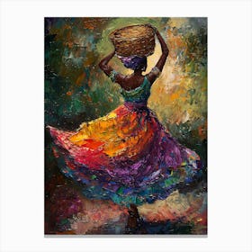 African Dancer Canvas Print