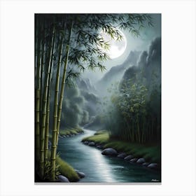 Bamboo Forest 1 Canvas Print