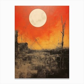 Ruined Abstract Minimalist 9 Canvas Print