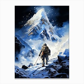 Mountaineer sport Canvas Print