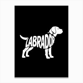 Labrador Dog Art Canvas Print
