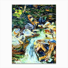 Wassily Kandinsky Stream In The Woods Canvas Print