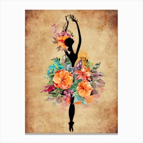 Dancing With Flowers Canvas Print