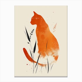 Orange Cat 1 Canvas Print