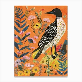 Spring Birds Loon 5 Canvas Print