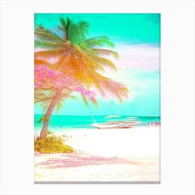 Boracay Philippines Soft Colours Tropical Destination Canvas Print