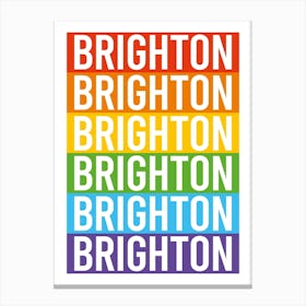 Brighton Pride Canvas Print