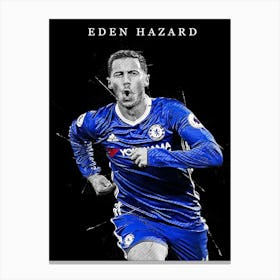 Eden Hazard Chelsea 3 Canvas Print