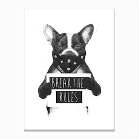 Rebel Dog Canvas Print