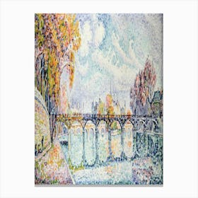 Le Pont Des Arts (1928) Paul Signac Canvas Print