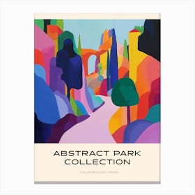 Abstract Park Collection Poster Kalemegdan Park Belgrade Serbia 2 Canvas Print