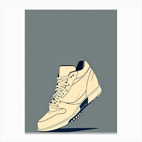 Sneaker Illustration, 1336 Canvas Print