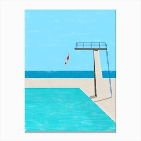 Scuba Diving , swimming collection Canvas Print