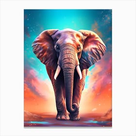 Elephant In The Sky 2 Canvas Print